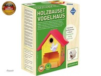 Pebaro 466 Holzbauset Bastelset Vogelhaus Inkl. 9 Unbehandelten