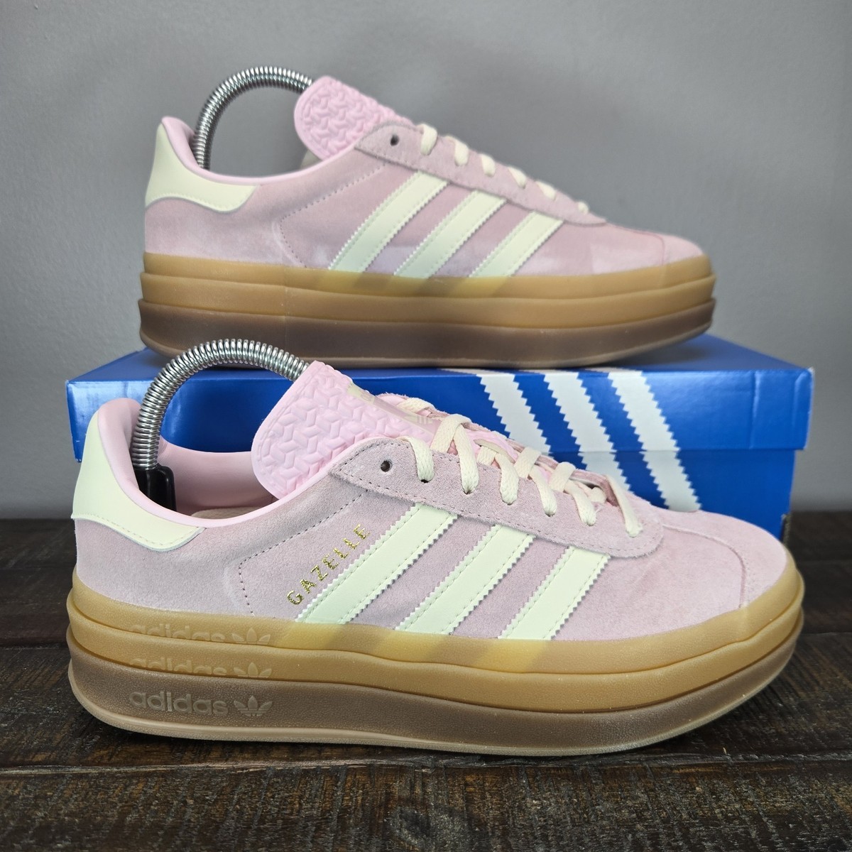 【ADIDAS】Gazelle Bold Pink Women / JQ7777 adidas Women's Originals Gazelle Bold 