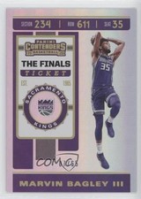 2019-20 Panini Contenders The Finals Ticket 7/65 Marvin Bagley III #77 09te