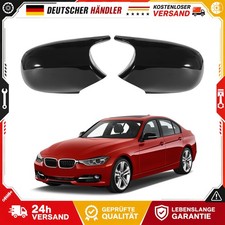 Spiegelkappen Glanz Schwarz f�r BMW E93 LCI 2009-2013 Paar ABS Geh�use Deckel