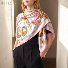 RARE VINTAGE HERMES Silk Scarf "Selles a Housse" Carre 90