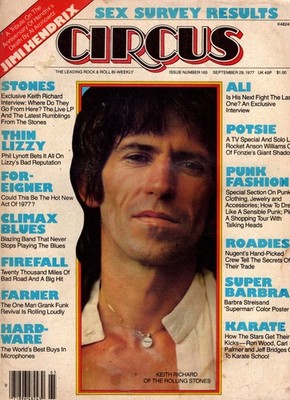 1977 Circus September 29 - Foreigner; Keith Richard; Anson Williams