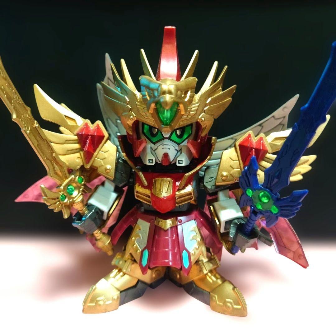 Assembled SD Gundam Sangokuden Kibutei Crimson Suit Cao Japan
