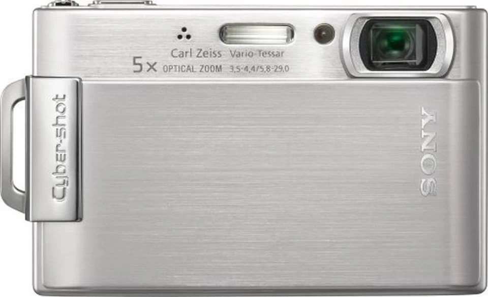 Sony Cyber-shot DSC-T200 Digital Camera Image Stabilization Touch Screen Silver - Image 2 of 4