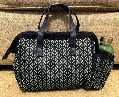 7 PIECE INSULATED TOTE LUNCH BAG SET HOT & COLD W/ WATER BOTTLE & ICE PACK (NEW)