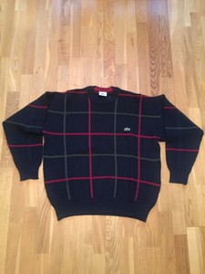 mens lacoste knitted jumper