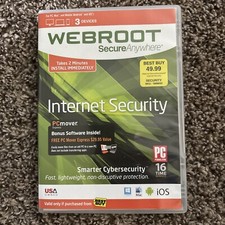 Webroot SecureAnywhere Internet Security - Full Version for Windows  Mac...
