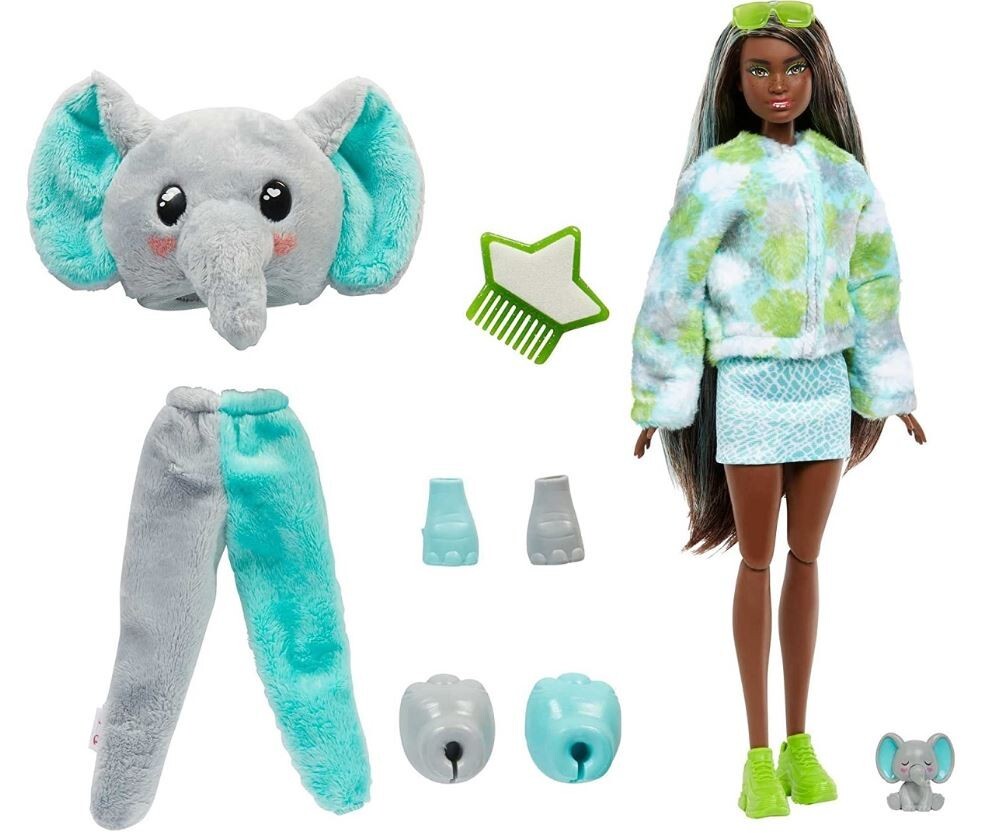 BARBIE CUTIE REVEAL JUNGLE ELEPHANT DOLL HKP98 Mattel | eBay