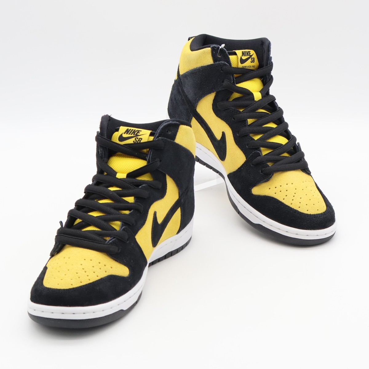 ナイキ　NIKE SB DUNK HIGH \"MAIZE AND BLACK\" nike-dunk-high-satin-black-