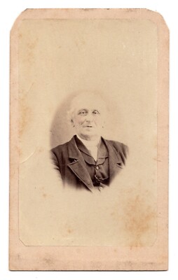 Antique CDV Circa 1860s D.j.a. Melhorn Old Handsome Man In Suit New Oxford PA