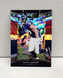 MARK ANDREWS 2018 Select TRI COLOR PRIZM #71 ~ Ravens ROOKIE #'d /199