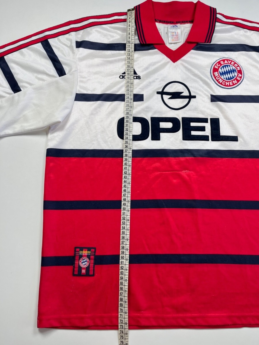 98/99 adidas × BAYERN Away Game Shirts Bayern Munich 1998/00 Adidas Away Football Shirt L 90sVintage
