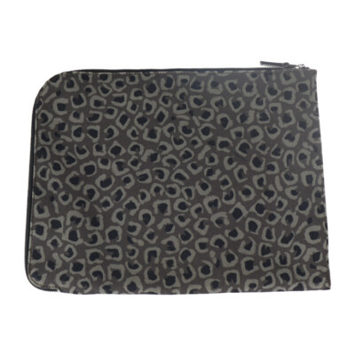 グッチバッグ GUCCI GUCCI pouch second bag 353480 canvas gray clutch bag L-shaped