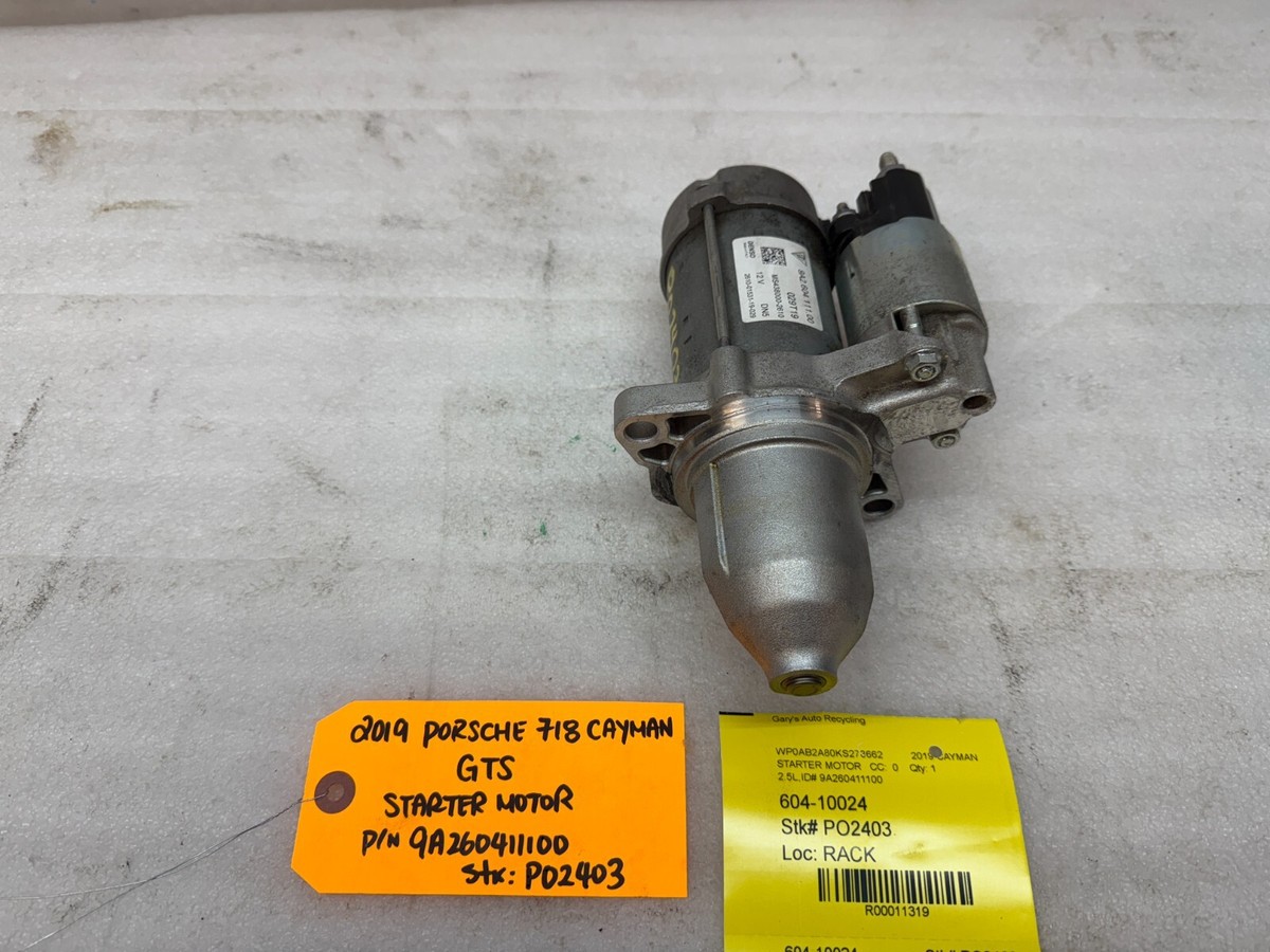 17 18 19 PORSCHE CAYMAN BOXSTER GTS 982 718 2.5 OEM DENSO STARTER