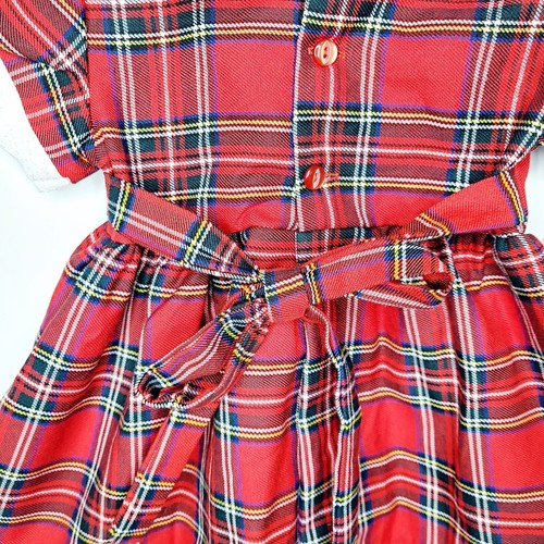 Glen Appin Size 0-6 Months Girls Scottish Royal Stewart Tartan Highland Dress - Foto 9 di 14
