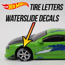 164 Scale Tire Letters Custom Waterslide Decals For Hot