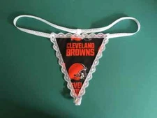 Womens CLEVELAND BROWNS Nfl Football String Thong Panty Underwear