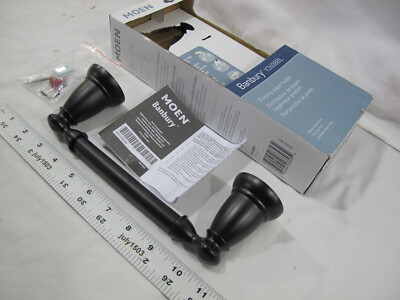 Moen Banbury Pivoting Paper Holder In Matte Black Y2608BL - Foto 3