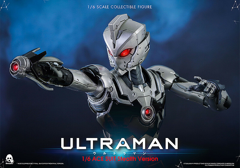ULTRAMAN ACE SUIT Stealth Black Color Limited ver. threezero