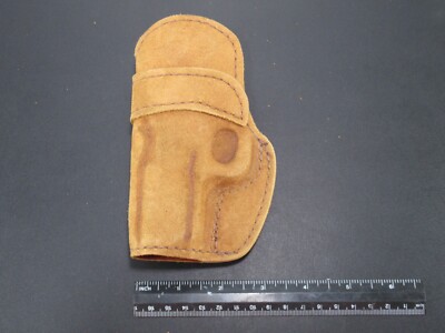 Daltech Force HCIMG Leather IWB Belt Clip Holster For Medium Revolvers (A HB)