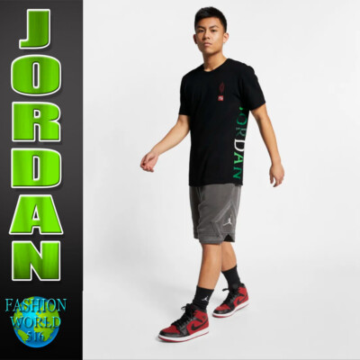 NIKE MEN'S SIZE 2XL JORDAN LEGACY AJ 1 TEE BLACK CD7327 010 192500019993 |  eBay