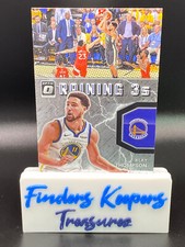 2021-22 KLAY THOMPSON PANINI DONRUSS OPTIC BASKETBALL RAINING 3'S #15    cc