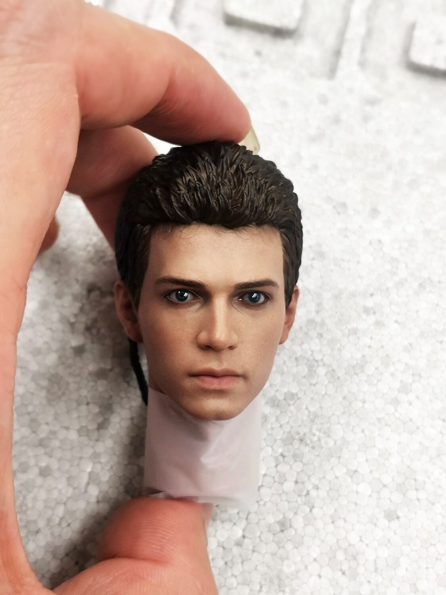 Hot Toys Anakin Skywalker Head Sculpt Figure 1/6 HT MMS677 Attack
