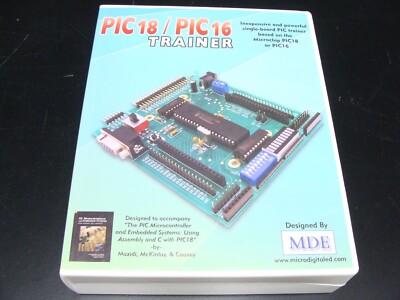 Digilent MDE PIC18 / PIC16 Microchip Trainer W/ PIC18F Chip 40-Pin DIP Package