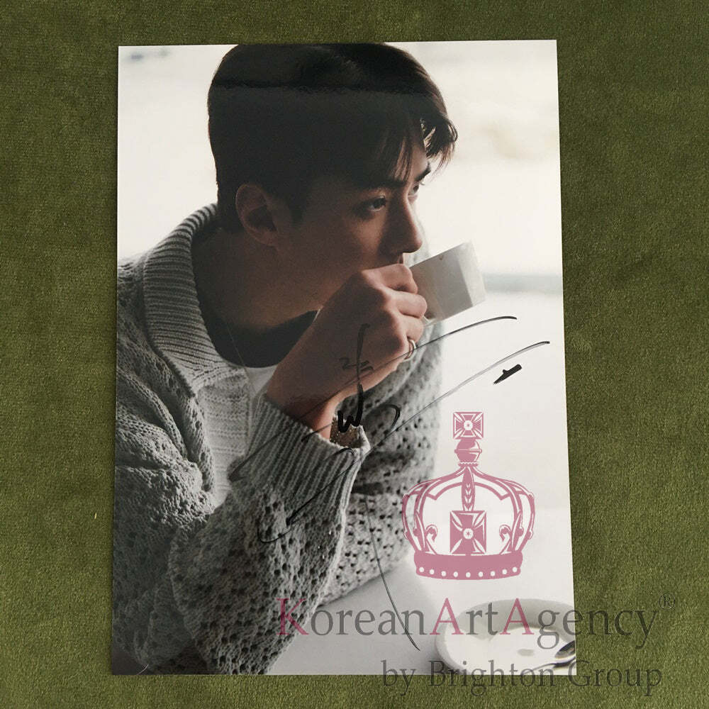EXO Sehun 7inches Autograph | eBay