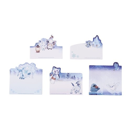 Pokemon Center Original Snowy Gathering Sticky note set