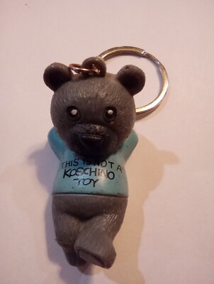 THIS IS NOT A KOSCHINO TOY BEAR LOGO KEYCHAIN GREAT FOR ANY COLLECTION!