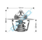THERMOSTAT & GASKET FITS VALIANT CHARGER 245 & 265 6CYL HEMI ENGINES 1971-1978