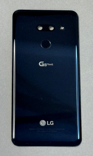 LG G8 ThinQ Replacement Back Battery Cover Housing Glass Camera Black OEM