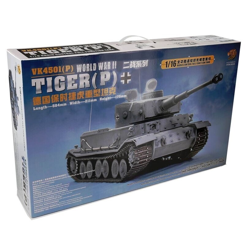 1/16 Hooben German Tiger P RC Tank Assembly Kit | eBay