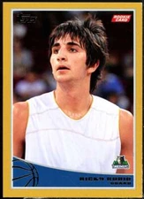 Ricky Rubio rookie Card 2009-10 Topps Gold #317 