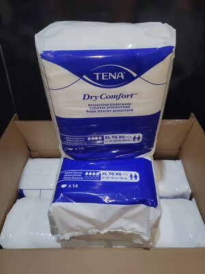 Tena Dry Comfort Protective Underwear X-Large 6 Packs  of 14