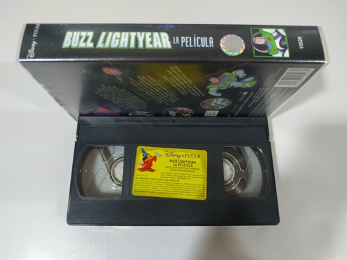 Buzz Lightyear The Movie Toy Story Disney Pixar - VHS Tape Spanish 3T - Picture 9 of 9