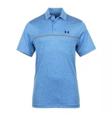 NWT Under Armour Playoff 3.0 Stripe Golf Polo Size Small New Blue 1378676-406