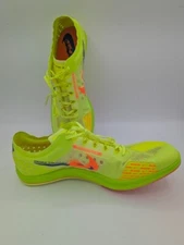 Nike Men's 13 ZoomX Dragonfly XC Volt/Concord/Orange Running Spikes DX7992-701