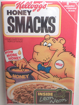 Honey Smacks Vintage Cereal Box 2'' x 3'' Refrigerator or Locker MAGNET FREE SHIPP