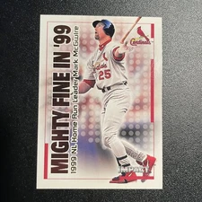 2000 Impact Mighty Fine in '99 #32 Mark McGwire 1999 B3