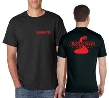 BUSHMASTER Firearms T-Shirt Front and Back 2nd Amendment NRA on S-6XL Tee