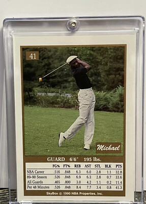 Michael Jordan Card - 1st SKYBOX 90's GOLD ICONIC AUTHENTIC