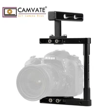 CAMVATE Universal DSLR Camera Basic Cage Rig Stabilizer Top Handle 1/4'' Thread
