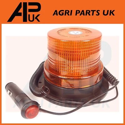 APUK Universal Zigarettenanzünder Stecker Magnet Blinkend Bernstein Leuchtfeuer LED 12V Auto Van