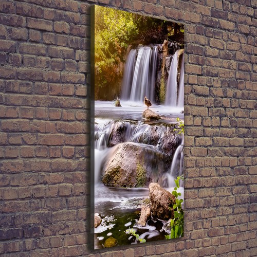 Tableau Déco Sur Toile 100x50 Cm - Chute D'eau En Forêt - Style Moderne - Marque Tulup - Neuf
