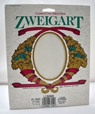 Zweigart Lugana 25 Ct Cross Stitch Aida Fabric Antique White 14"x18" New Old Stk
