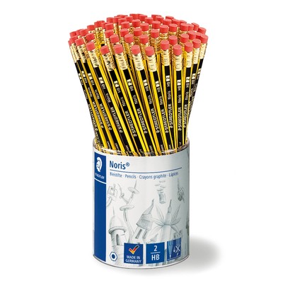 Staedtler 122 KP72 Noris HB Pencil with Rubber Eraser Tip (Boxed Pack of 72) Pen