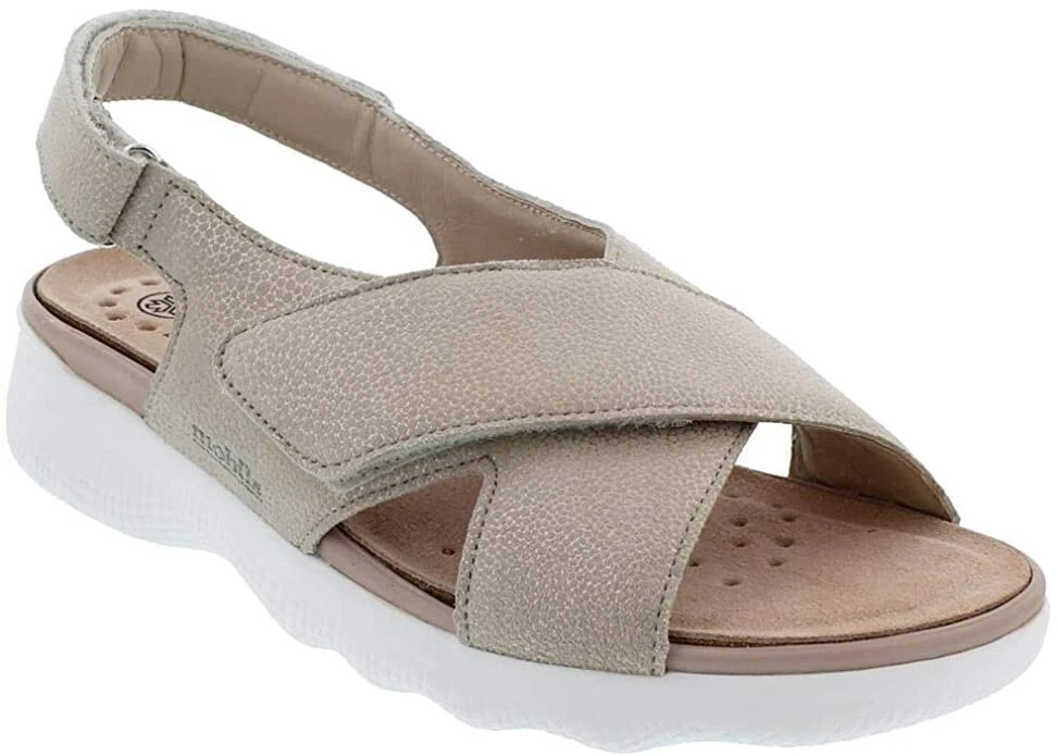 Ladies Mephisto mobils ergonomic Malorie light sand artic 5512 sandals UK 7