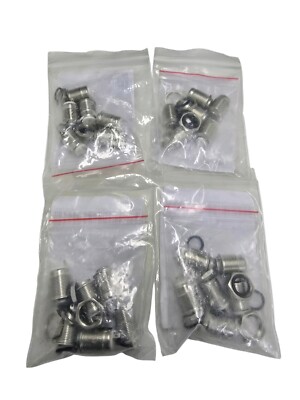 24 x 12mm Rund Metall Drucktaster Schalter Momentan Power Reset 12V 250V 3A IP65